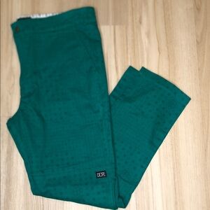 Dope Streetwear Brand Green Patterned Work Flex Pants - Size 40